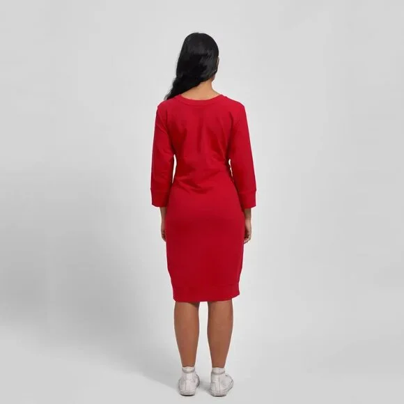 Universal Standard Misa Dress in Red - sz XS (10/12) - Picture 3 of 11